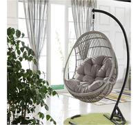 Cojín Para Silla De Columpio De Ratán Para Patio De Jardín, Cojines Para Silla De Columpio, Cojín Para Silla De Hamaca, Silla En Forma De Huevo, Muebles De Jardín Y Patio, Cojín Para Decoraci(Color:F)