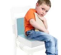 Cojín para silla de comedor | Cojín de asiento elevador Comfort y almohada de silla de comedor para niños con soporte lumbar | de asiento de coche fácil de lavar, almohadillas de cojín multifunc