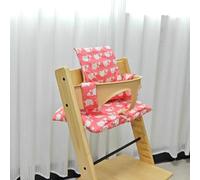Cojín para silla de comedor con diseño de elefante para bebé, portátil, antideslizante, para salir, comer y crecer, accesorios para silla, elefante rosa, una pieza