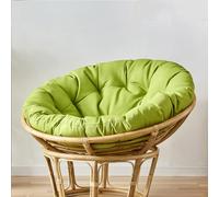 Cojín para Silla de Exterior Cojín Redondo de Repuesto para Silla de Columpio Tapete Grueso para Asiento de Jardín con Correa Antideslizante Extra Cómodo