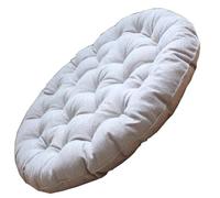 Cojín para Silla de Huevo 75x75cm Cojines Redondos para Silla de jardín Diseño de Doble Cara Suave y cómodo, Universal para Las Cuatro Estaciones, para su Sala de Estar, Patio, automóvil