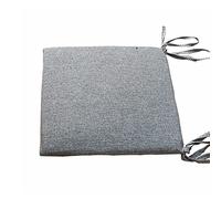 Cojín para Silla de Lino y algodón japonés, Almohadilla Antideslizante para sillas de Comedor, Color Liso, diseño de Gato, 40x40x3cm (16x16x1 Pulgadas) - Decoración del hogar cómoda y elegan