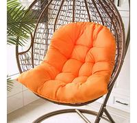 Cojín para Silla Hamaca Tipo Huevo, Hanging Egg Chair Cushion Cover 110x80cm Multicolor(Orange 110x80cm)