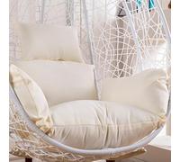 Cojín para Silla Hamaca Tipo Huevo, Hanging Egg Chair Replacement Cushion Multicolor(Offwhite)