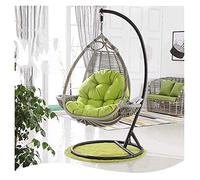 Cojín para Silla Hamaca Tipo Huevo, Hanging Egg Hammock Chair Cushion Multicolor Without Stand(Green)