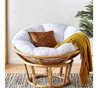 Cojín para Silla Hamaca Tipo Huevo, Round and Swing Chair Cushion Multiple Sizes(J,60x60cm/23.62x23.62in)