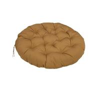 Cojín para Silla Papasan, cojín de Asiento Redondo Impermeable extraíble, cojín para Silla con Cremallera, cojín para Asiento de Interior y Exterior(Khaki,59 x 43 in)