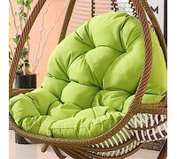 Cojín para Silla Tipo Hamaca «Egg», Hanging Basket Chair Cushion Pad 120x80cm Multicolor for Indoor Outdoor Hammock Swing Bench(Green)