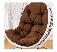 Cojín para Silla Tipo Hamaca «Egg», Hanging Egg Chair Cushion Waterproof Sun Resistant Indoor Outdoor Multicolor(Dark Brown)