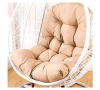Cojín para Silla Tipo Hamaca «Egg», Hanging Egg Chair Cushion Waterproof Sun Resistant Indoor Outdoor Multicolor(Khaki)
