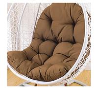 Cojín para Silla Tipo Hamaca «Egg», Hanging Egg Chair Cushion Waterproof Sun Resistant Indoor Outdoor Multicolor(Light Brown)