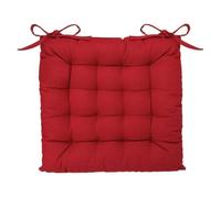 Atmosphera - Cojín de Silla de algodón Rojo 38 x 38 cm