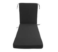 Cojín para Sillón de Patio Al Aire Libre, a Prueba de Decoloración, a Prueba de Lluvia, Cojín de Repuesto para Tumbona para Playa con Lazos, Extraíble para Tumbona para Fiesta en la Piscina