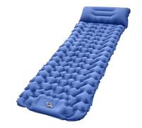 CojíN Para SillóN Reclinable Colchoneta for salón, colchoneta gruesa de espuma viscoelástica for acampar, colchón aire viaje autoinflable, cama portátil ligera for tienda campaña for coche(Blue)