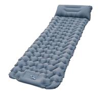 CojíN Para SillóN Reclinable Colchoneta for salón, colchoneta gruesa de espuma viscoelástica for acampar, colchón aire viaje autoinflable, cama portátil ligera for tienda campaña for coche(Gray)