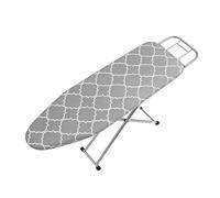 Cojín para tabla de planchar - Algodón+poliéster | Tabla de hierro acolchada resistente | Acolchado grueso con revestimiento reflectante térmico | Funda estándar resistente a quemaduras y manchas