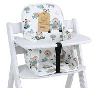 Cojín para trona bebé reductor de asiento paredes reforzadas | Funda universal de silla para Chicco Polly de plástico hidrófugo antideslizante cómodo acolchado suave reforzado bebé África