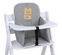 Cojín para trona bebé reductor de asiento paredes reforzadas | Funda universal de silla para Chicco Polly de plástico hidrófugo antideslizante cómodo acolchado suave reforzado bebé Galaxia