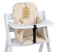 Cojín para trona bebé reductor de asiento paredes reforzadas | Funda universal de silla para Chicco Polly de plástico hidrófugo antideslizante cómodo acolchado suave reforzado bebé Jirafas