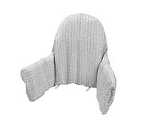 Cojín Para Trona, Cojín Para Trona Antilop De IKEA, Cojín Para Asiento De Trona, Cojín Hinchable Incorporado, Para Que El Bebé Esté Sentado Más Cómodamente ( Gray Stripes)