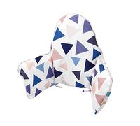 Cojín para trona, cojín para trona IKEA Antilop, cojín para asiento, cojín inflable incorporado, suave y cómodo (guijarros de colores)