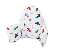 Cojín para trona, cojín para trona IKEA Antilop, cojín para asiento, cojín inflable incorporado, suave y cómodo, para que el bebé se sienta más cómodo (Cartoon Cars)