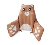 Cojín para trona IKEA Antilop, cojín inflable integrado, suave y cómodo, para sentarse más cómodo (patrón de oso marrón)