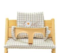 Cojín para trona Stokke, Funda para Tronas de Bebe antideslizantes, cojín para asiento de bebé de algodón orgánico, funda de repuesto, suave y cómodo Cojin Trona con bolsa (03)