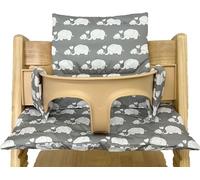 Cojín para trona Tripp Trapp Stokke, Funda para Tronas de Bebe antideslizantes, Suave y grueso cojín para asiento de bebé de algodón orgánico, funda de repuesto, Juego de cojines para trona (dx)
