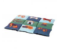 Cojín Patchwork para perros y gatos - Trixie - Tamaño: M | Color: Azul oscuro