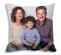Cojin Personalizado con Foto Cojines Personalizados con Foto Fundas Cojines 60x80 Imagen/Texto Funda Almohada Personalizada Doble Cara para Pareja Cumpleaños Decoracion Hogar, Regalo Mujer, Model28
