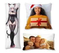 Cojin Personalizado con Foto, Cojines Sofa, Funda Almohada 40x80, Cod139