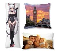 Cojin Personalizado con Foto, Cojines Sofa, Funda Almohada 50x80, Cod135