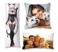 Cojin Personalizado con Foto, Cojines Sofa, Funda Almohada 60x180, Cod89