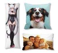 Cojin Personalizado con Foto, Cojines Sofa, Funda Almohada 80x80, Cod161