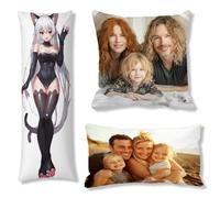 Cojin Personalizado con Foto Funda de Almohada, Funda Cojine 40x120, Cod74