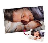 Cojín Personalizado con Foto y Texto. Cojines Grandes Rectangulares Personalizados con o sin Relleno. Almohadas Personalizadas Sofá o Cama. Almofada Personalizada. Dia Dos Namorados. Cojín 65x40cm