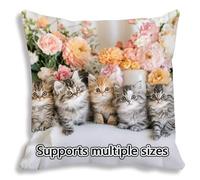 Cojin Personalizado con Foto y Texto, Cojines Personalizados con Foto, Funda Almohada 35x35 Almohada Personalizada Aniversario Cumpleaños Día de la Madre Padre San Valentín, Gifts for Women, Model141