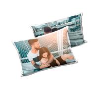 Cojín Personalizado por Las 2 Caras Tamaño 35 40 45 50 Relleno Incluido Cremallera Invisible Regalo Pareja Padre Madre Novio Novia Regalos Originales San Valentin (50 x 70)