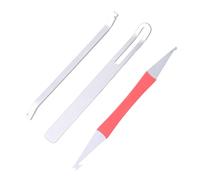 Cojín plano de doble cabeza, herramienta de reparación para saxofón, clarinete, pluma, gancho, instrumento de burbujas de madera, juego de herramientas de reparación
