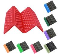 Cojín plegable para asientos de grada, impermeable y ligero, tapete de espuma para eventos (rojo)