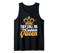 Cojín Queen Crown Design Camiseta sin Mangas