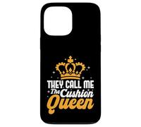 Cojín Queen Crown Design Carcasa para iPhone 13 Pro MAX
