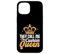 Cojín Queen Crown Design Carcasa para iPhone 15