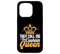 Cojín Queen Crown Design Carcasa para iPhone 15 Pro