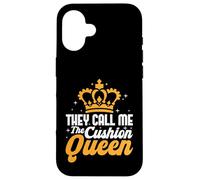 Cojín Queen Crown Design Carcasa para iPhone 16