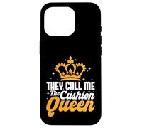 Cojín Queen Crown Design Carcasa para iPhone 16 Pro