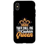 Cojín Queen Crown Design Carcasa para iPhone X/XS
