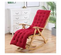 Cojín reclinable de Felpa, sillón, Chaise Longue, Estera Gruesa, Tatami, futón, colchón, Tumbona, cojín Asiento Largo para Banco de jardín y Banco de Comedor(2 Cashmere Fabric,48x155cm)