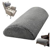 Cojín reclinable para reposapiés, almohada de media con banda elástica, almohada multifuncional para sofá para cabeza/cuello/cintura/pierna, 23 x 10 x 4 pies, reclinable, pierna, descanso, media